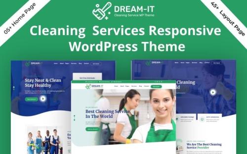 DreamIT - Cleaning Service WordPress Theme theme free